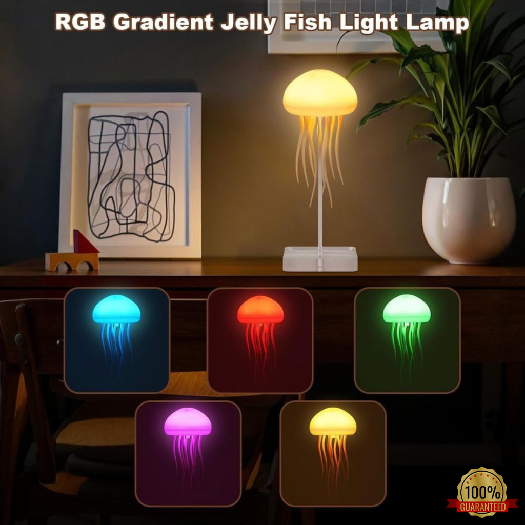 Jellyfish Lamp LED Mood Light – Rechargeable.